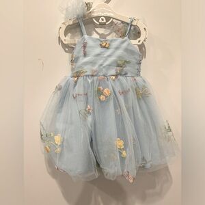 12-18 month blue tutu dress